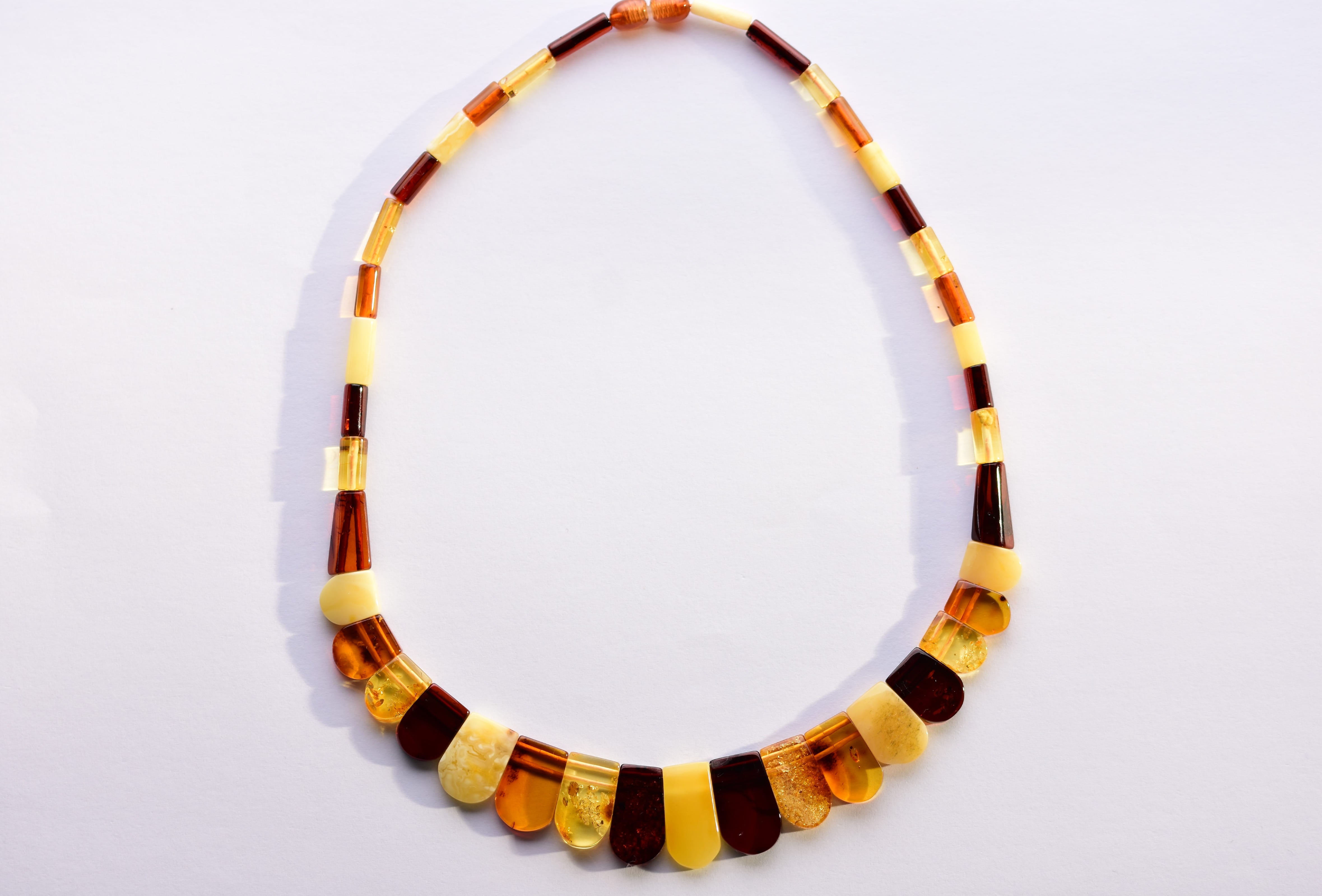 Lengyel borostyánkő nyakék