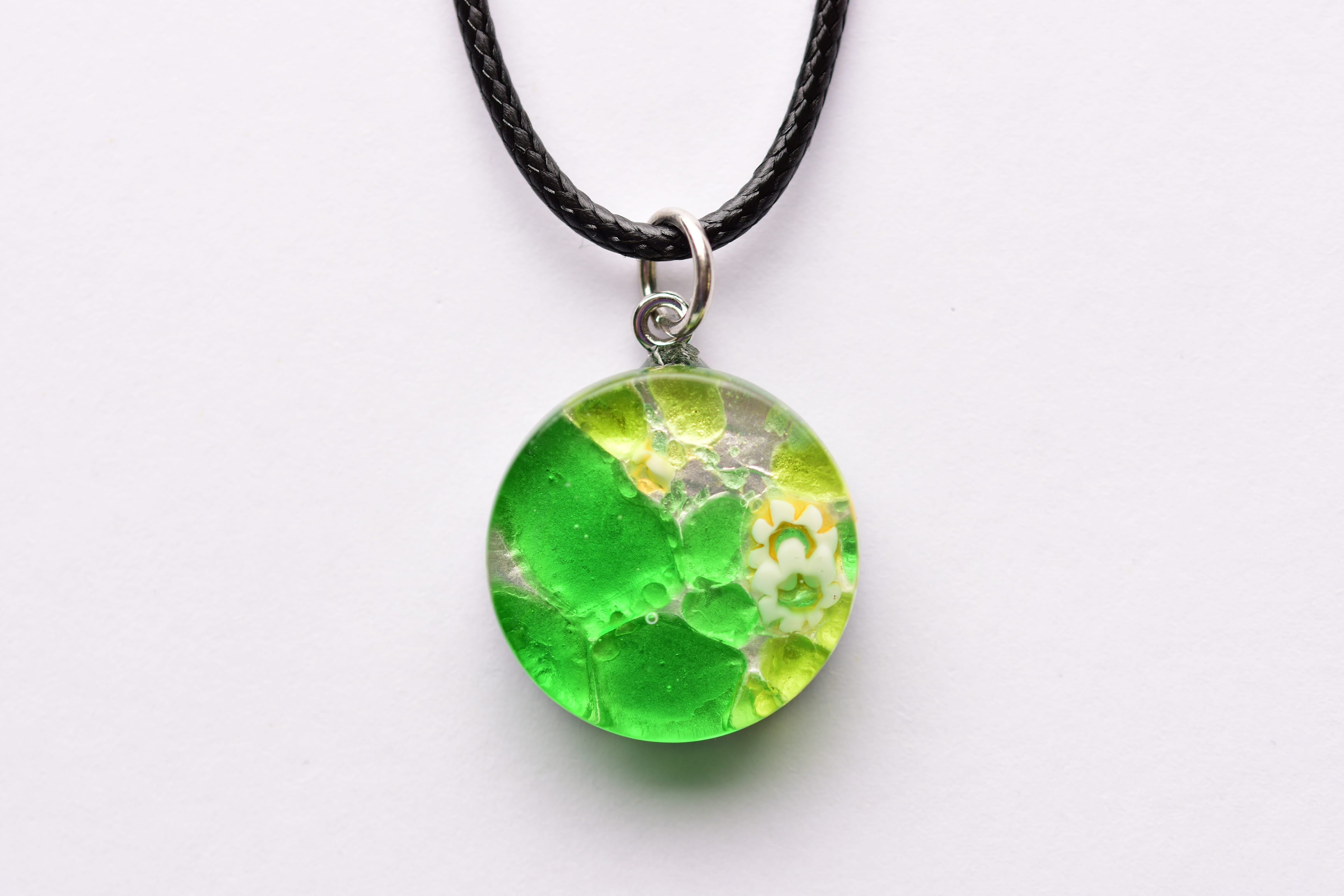 Kézzel készült muranoi üveg medál