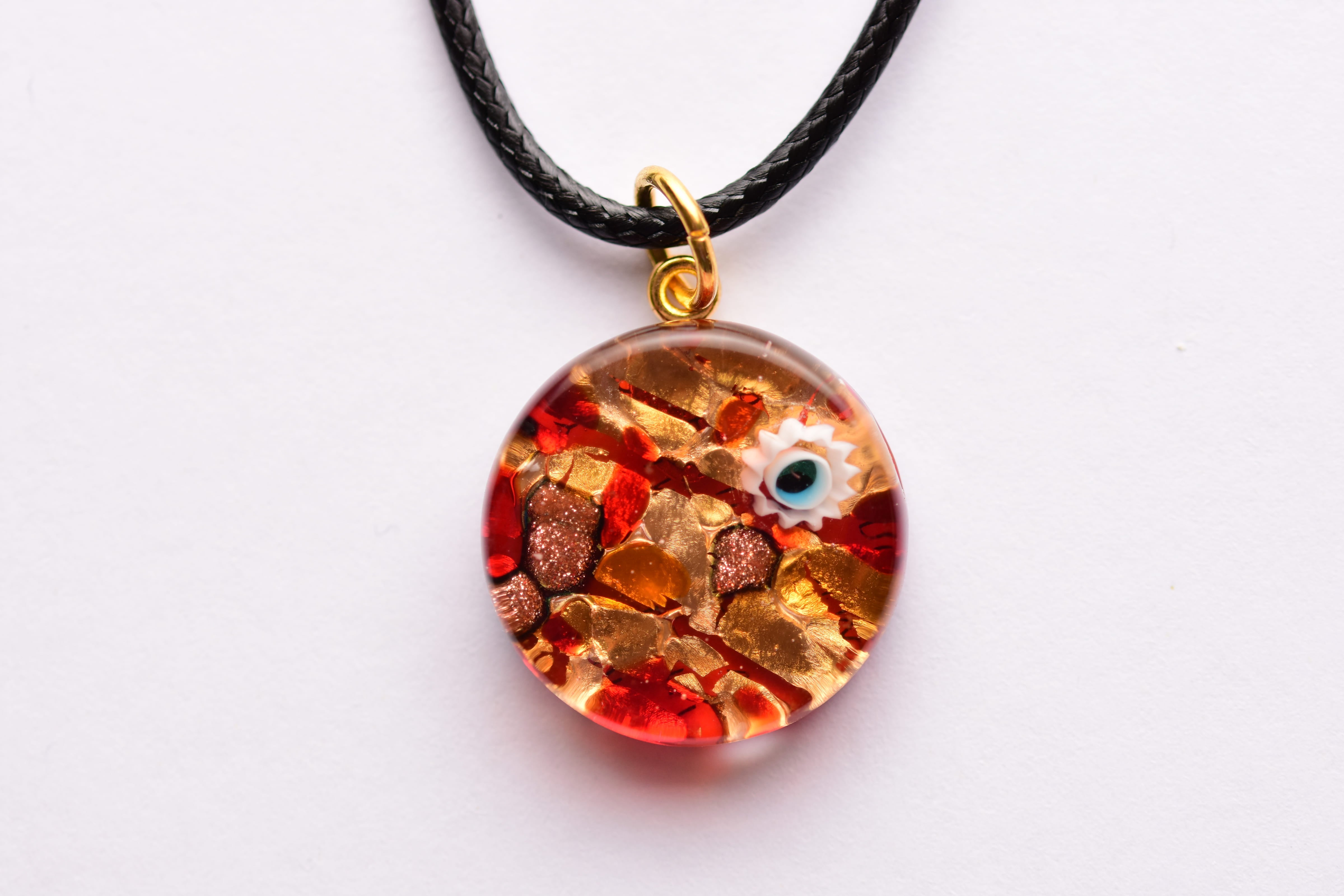 Kézzel készült muranoi üveg medál