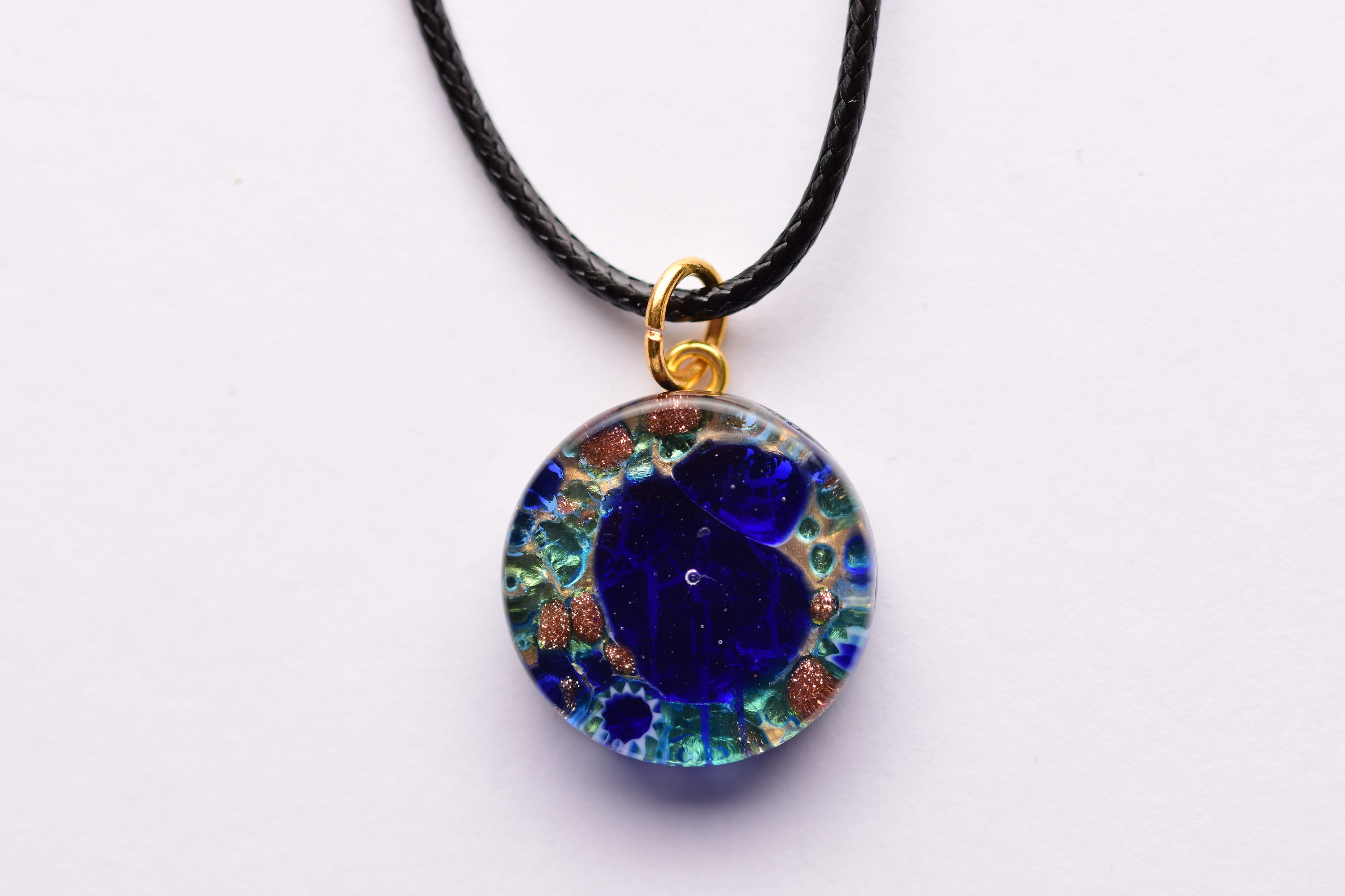 Kézzel készült muranoi üveg medál