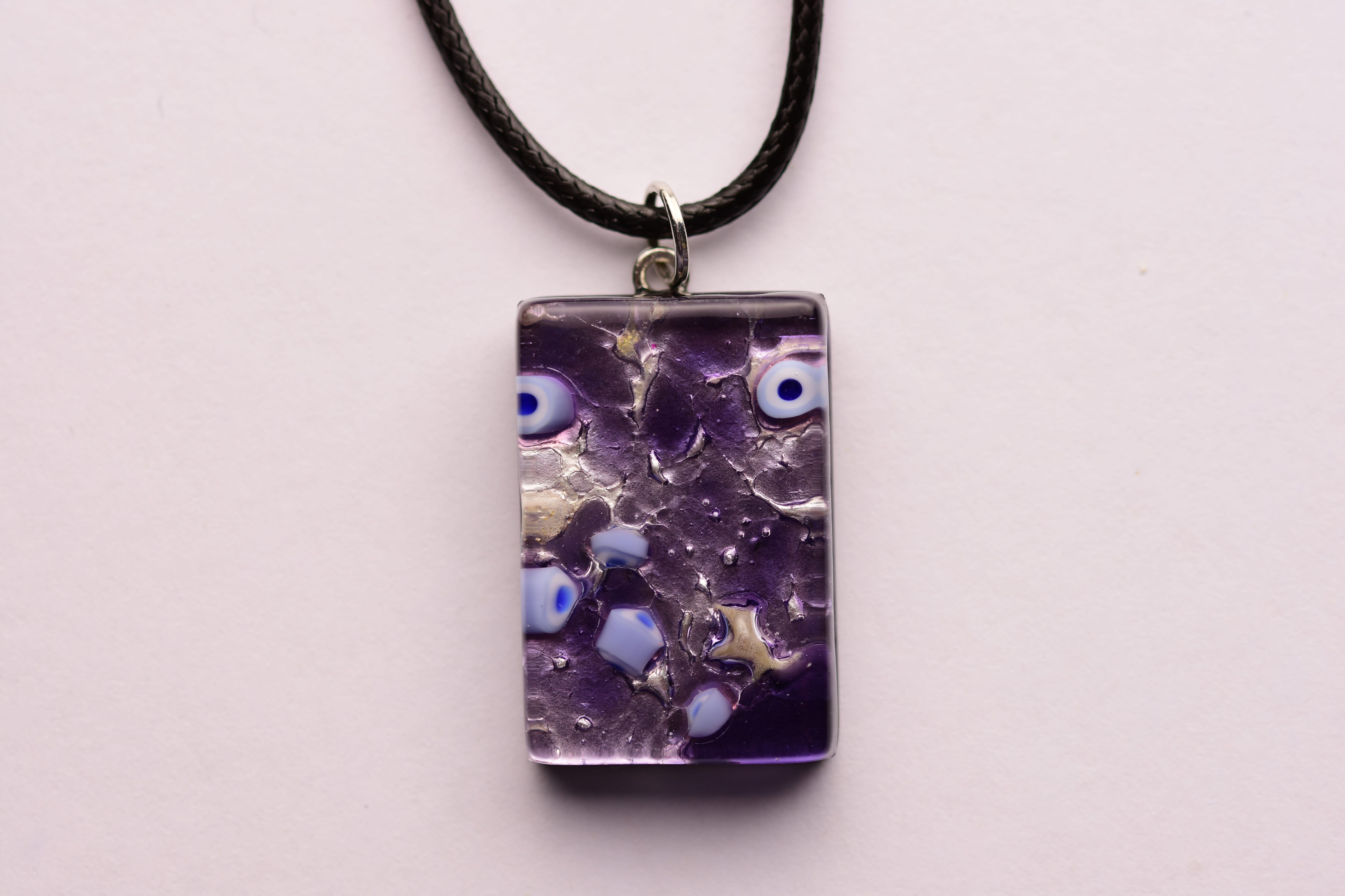 Kézzel készült muranoi üveg medál