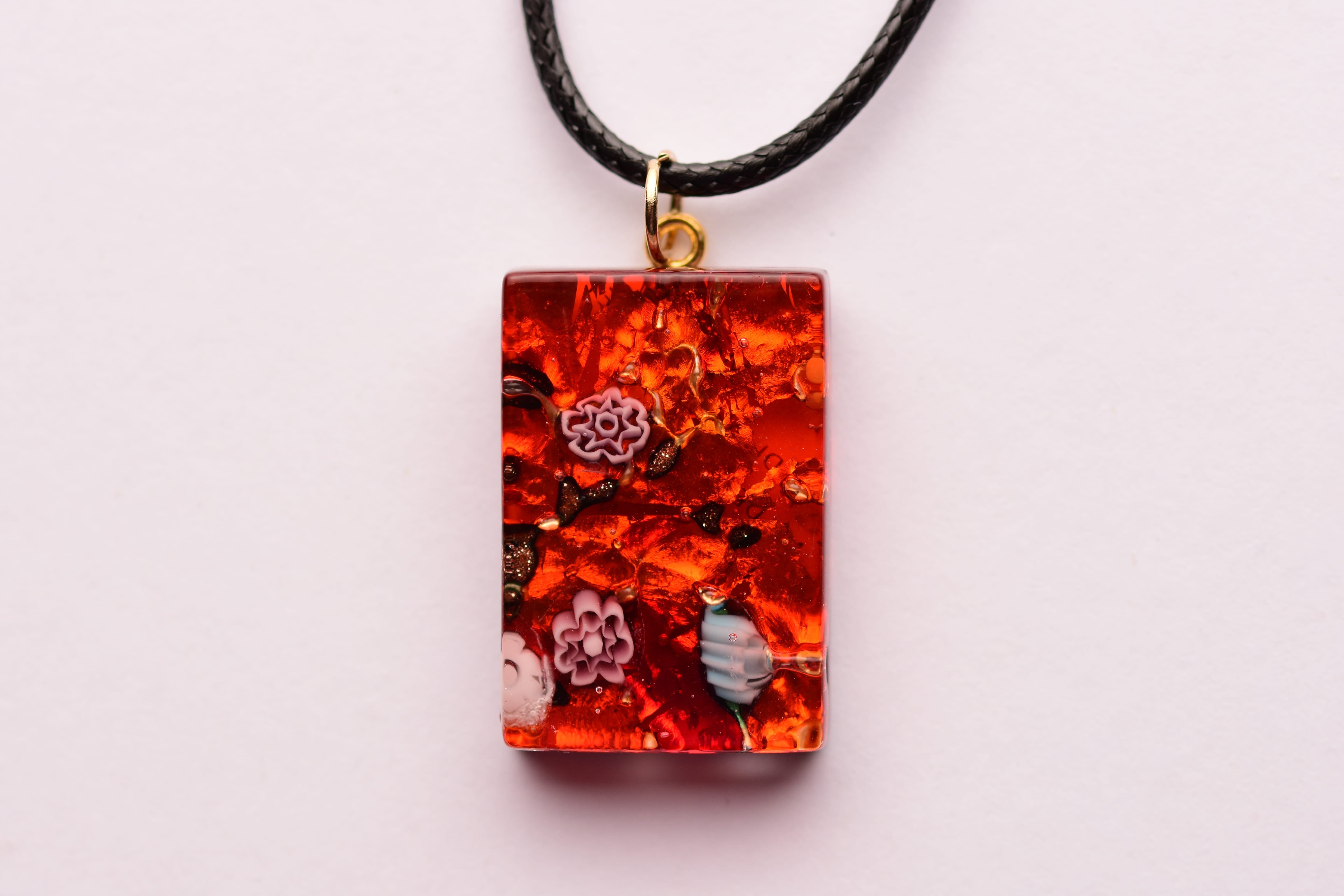 Kézzel készült muranoi üveg medál