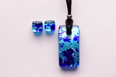 Kézzel készült muranoi üveg ékszer szett