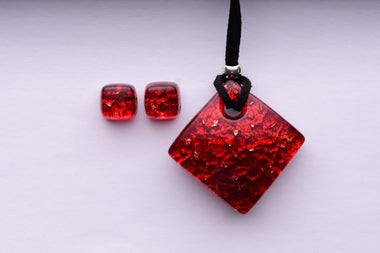 Kézzel készült muranoi üveg ékszer szett