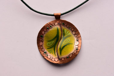 Kézzel készített tűzzománc medál