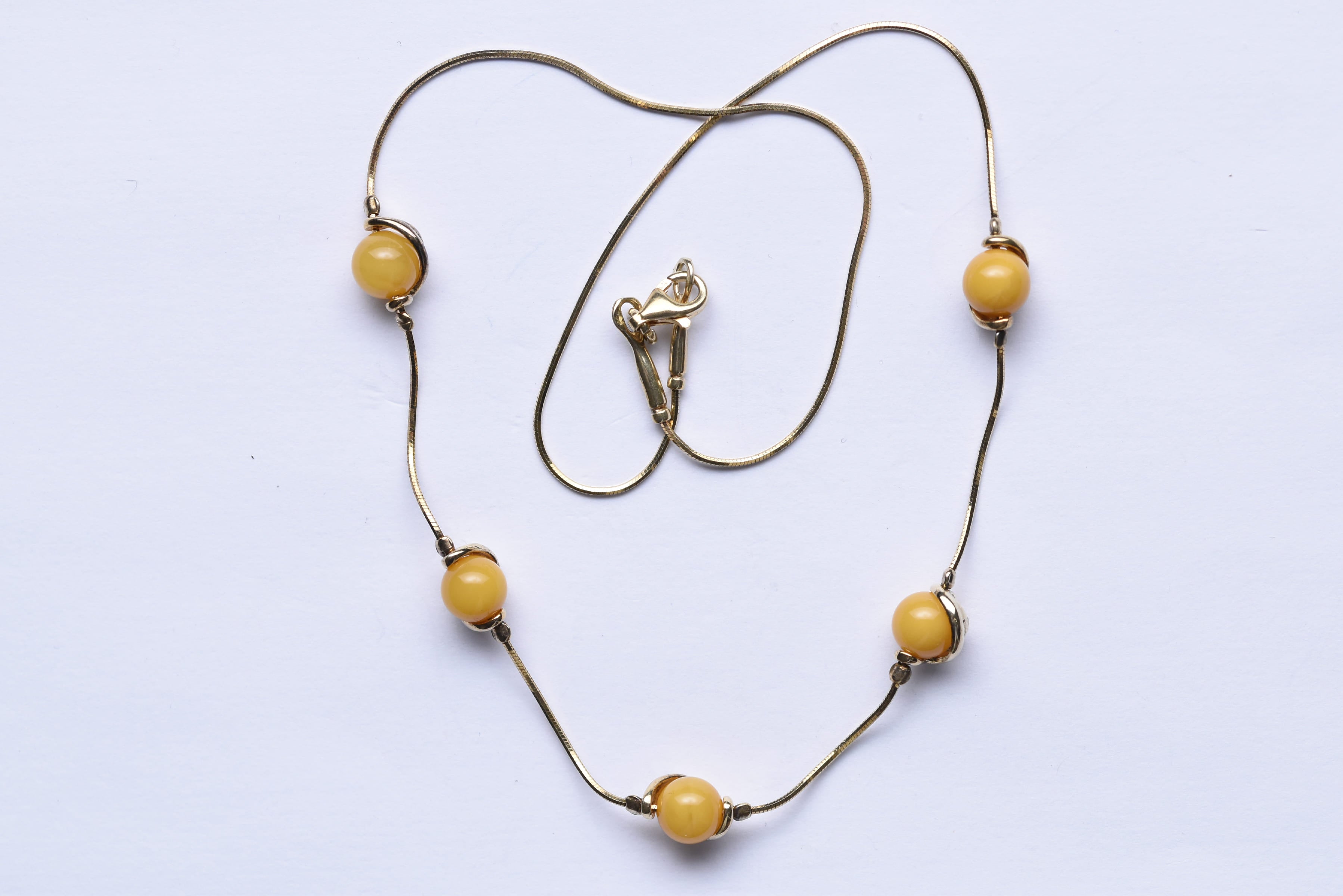 Lengyel borstyánkővel kombinált nyakék