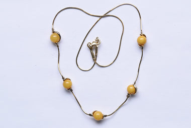 Lengyel borstyánkővel kombinált nyakék