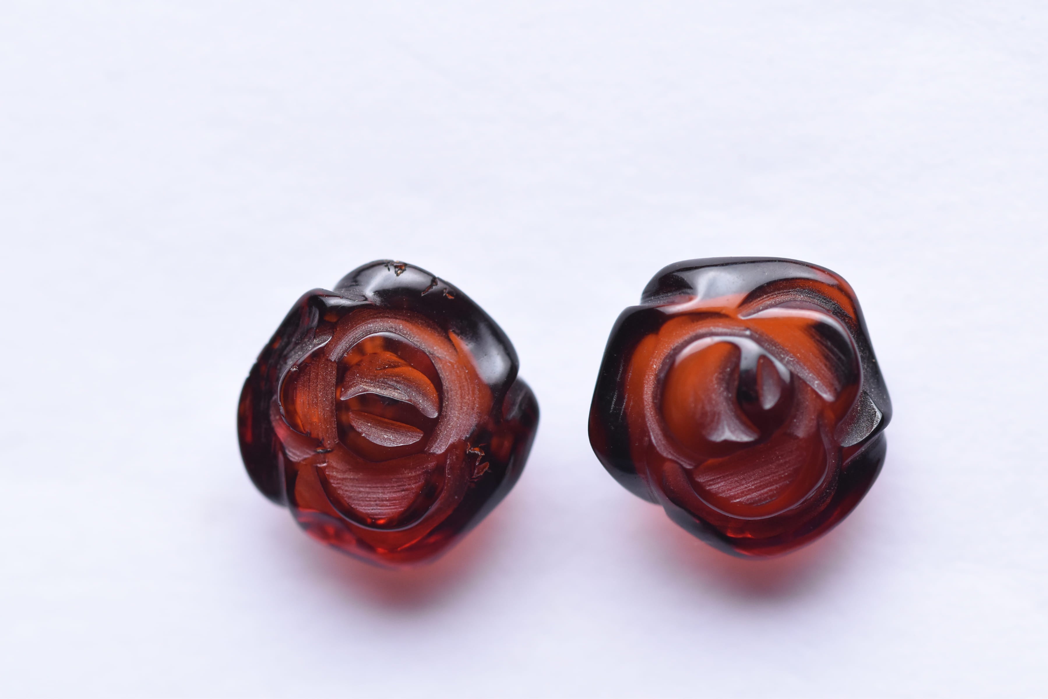 Lengyel borostyán fülbevaló ezüsttel kombinálva