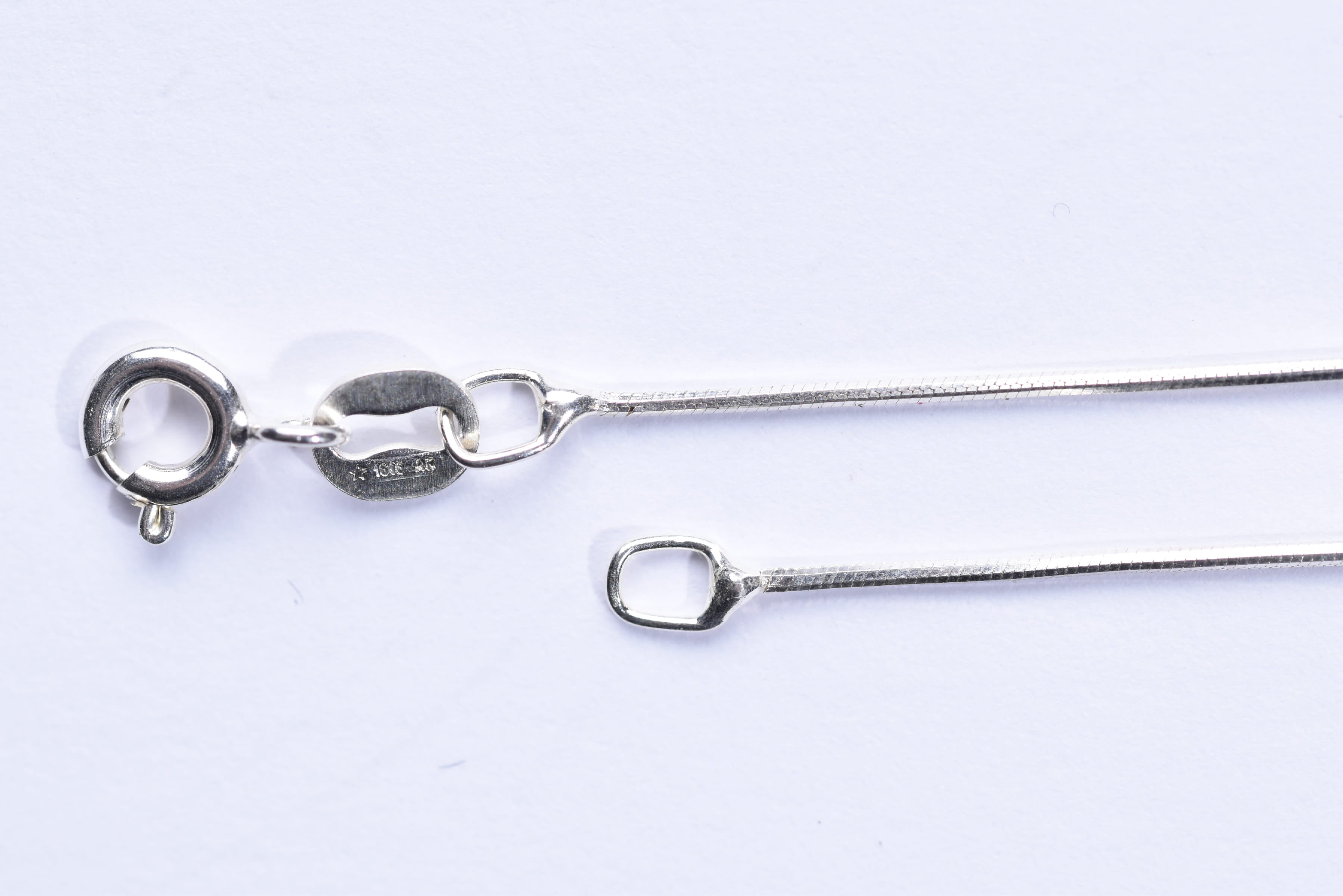 Ezüst lánc 42 cm hosszú