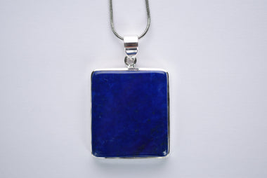 Lápisz lazuli medál ezüst fogalatban