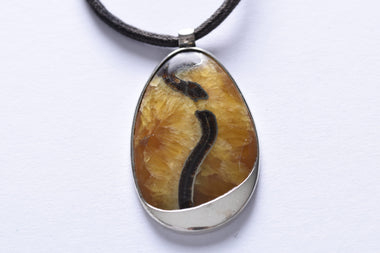 Sibersite medál ezüst foglaltaban