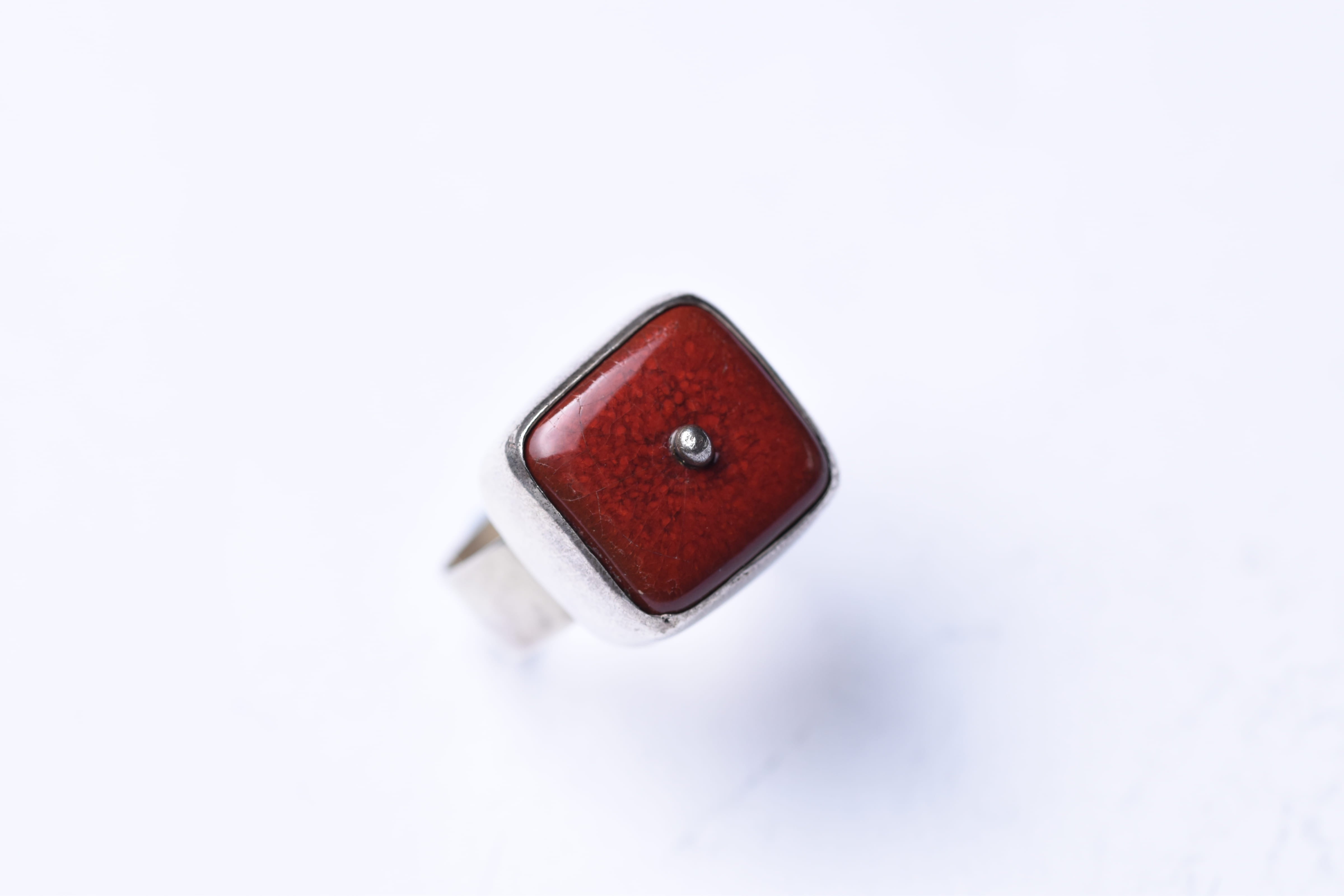 Maria Rozanska kerámia-ezüst gyűrű