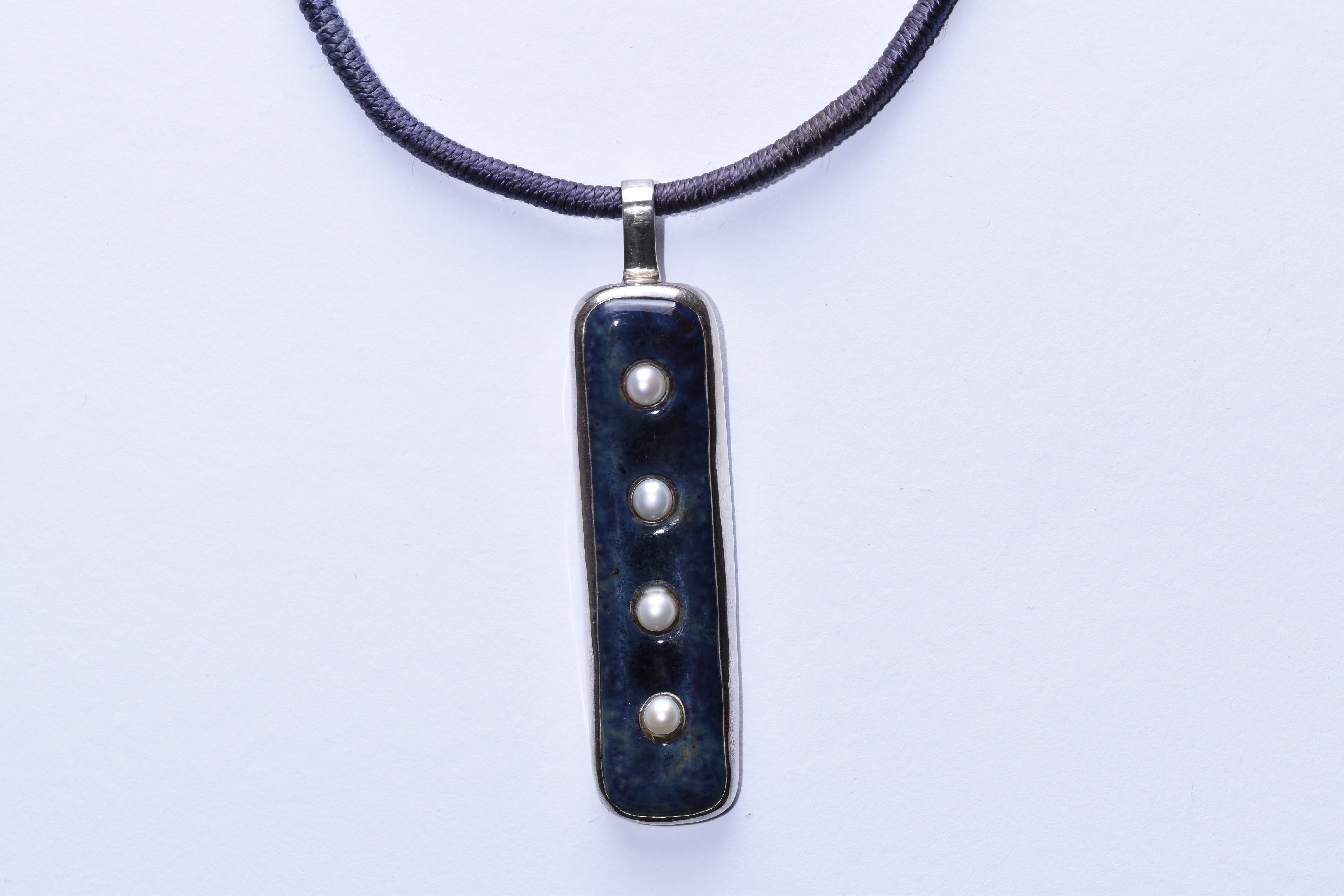 Maria Rozanska kerámia-ezüst medál