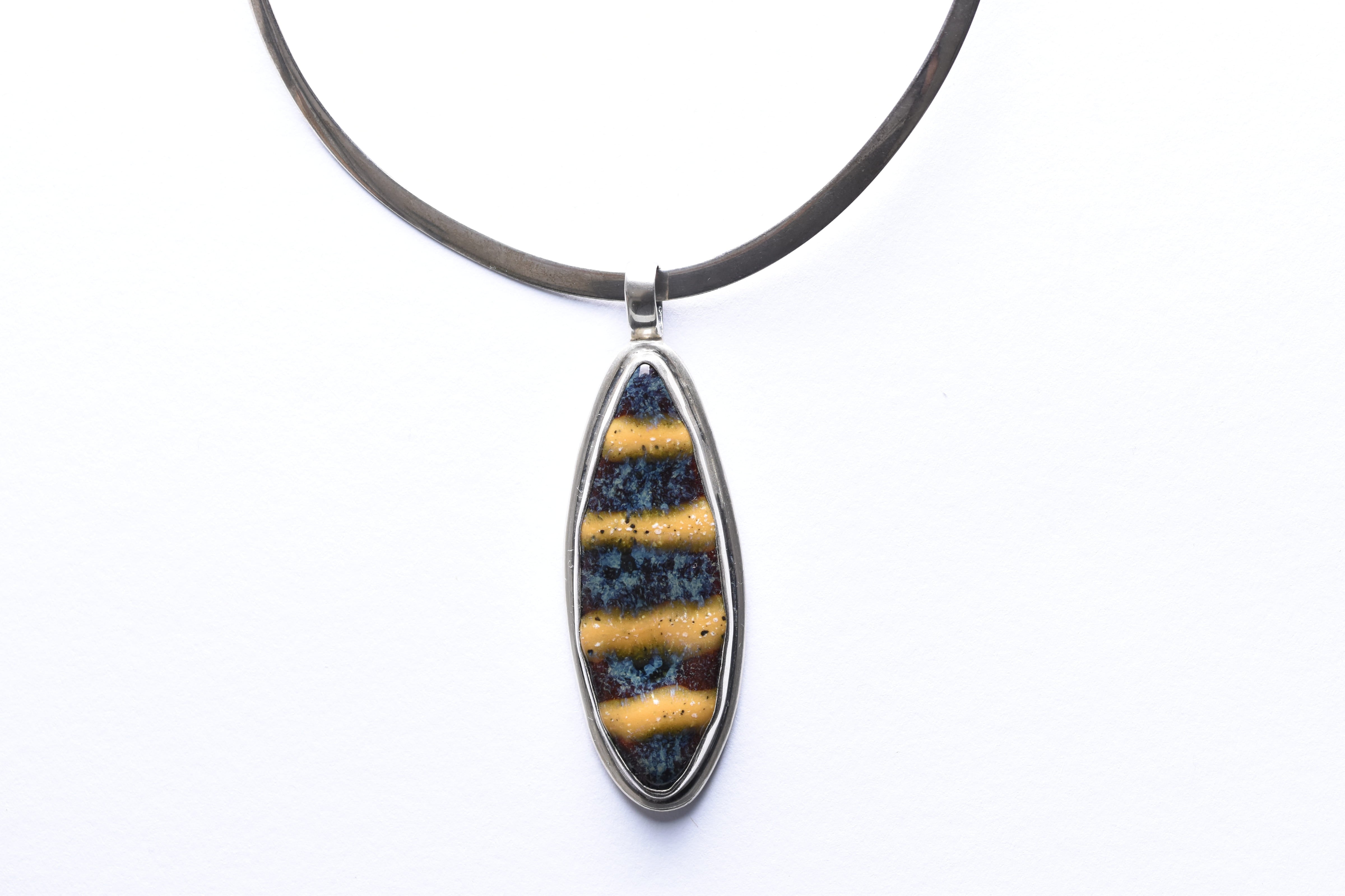 Maria Rozanska kerámia-ezüst medál