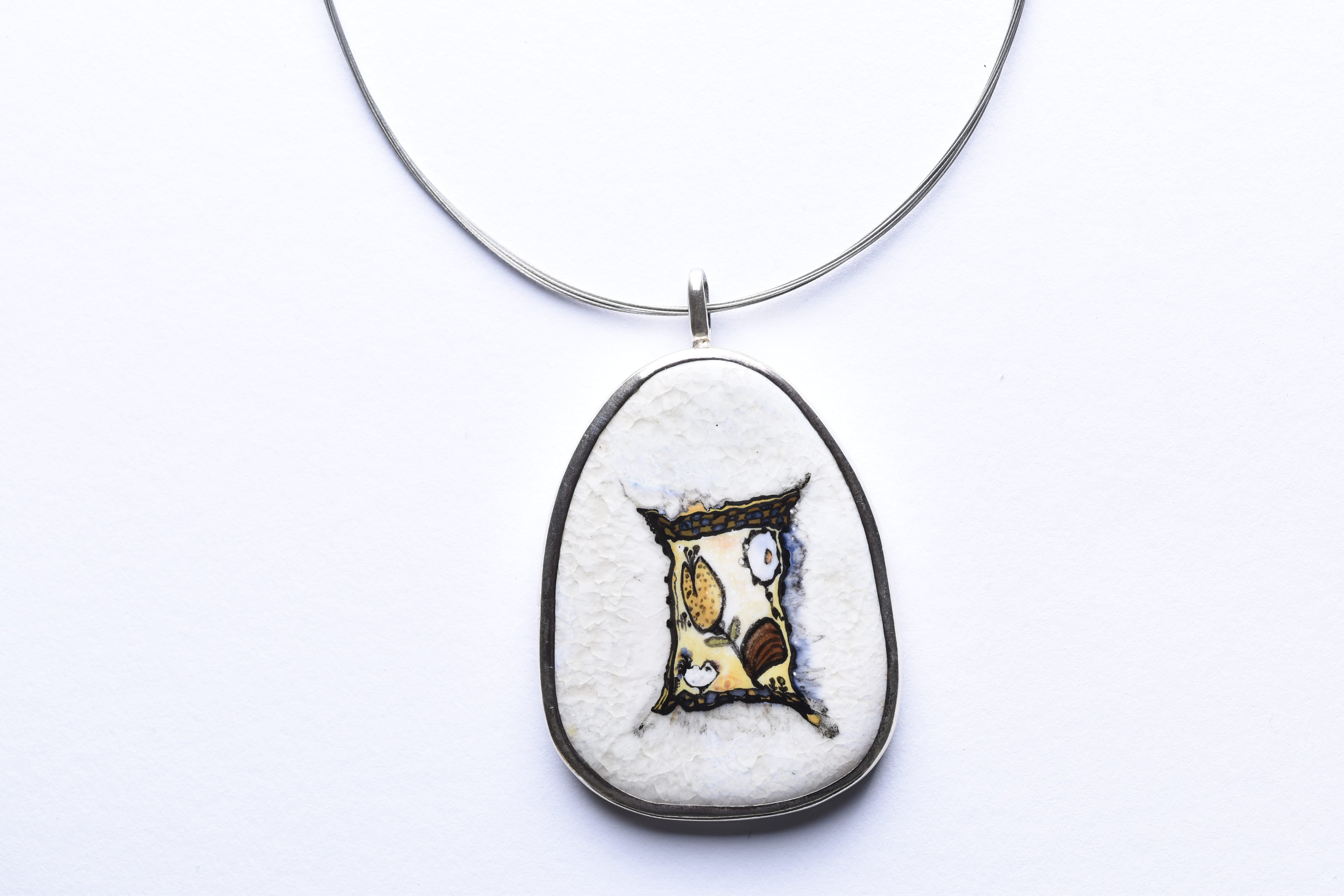 Maria Rozanska kerámia-ezüst medál