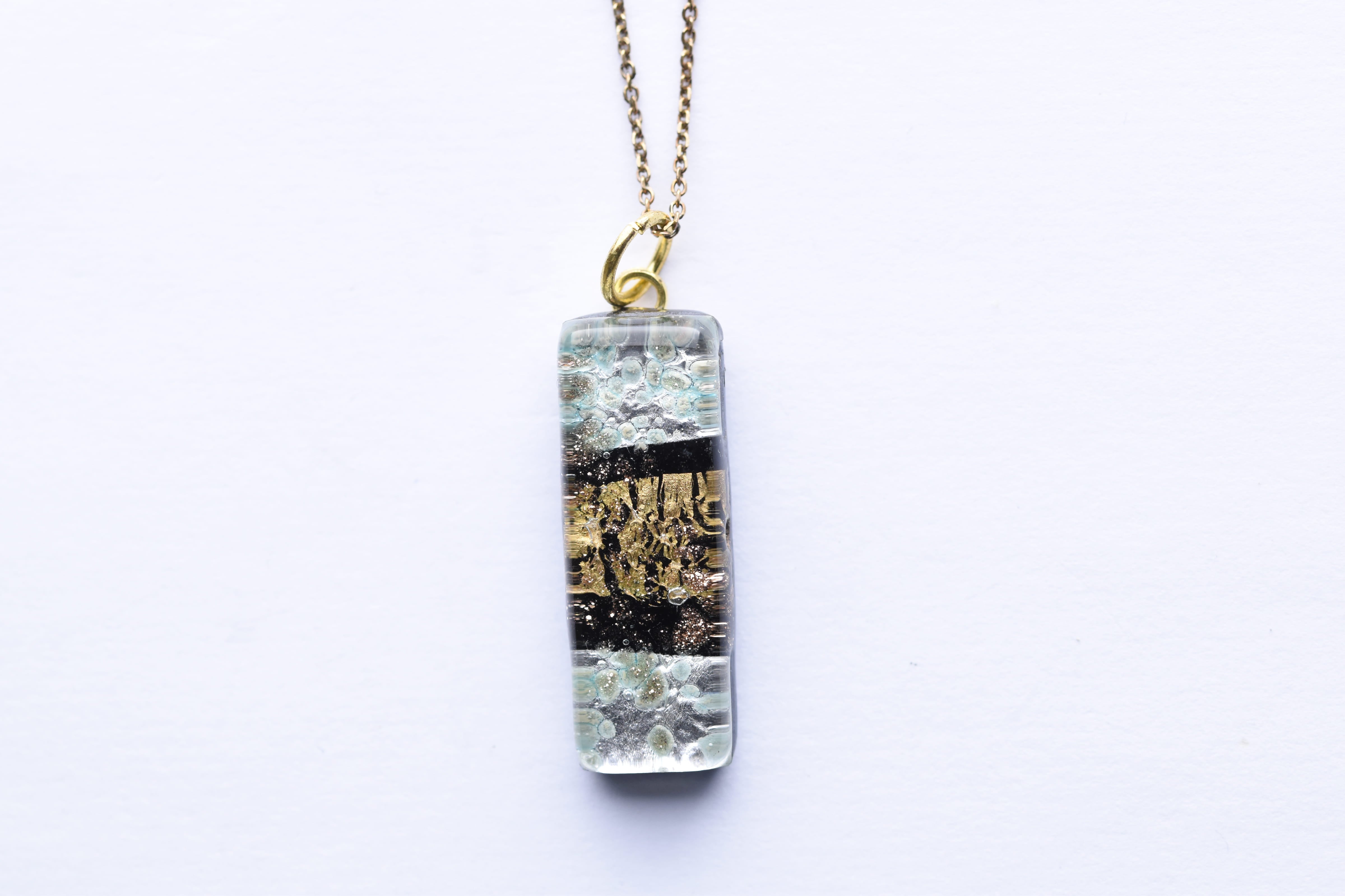 Kézzel készített muranoi üveg medál