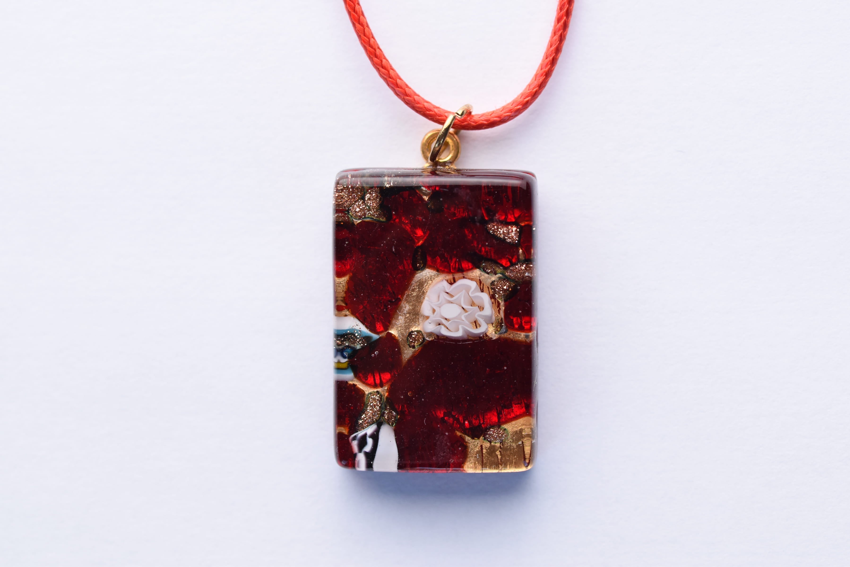 Kézzel készített muranoi üveg medál