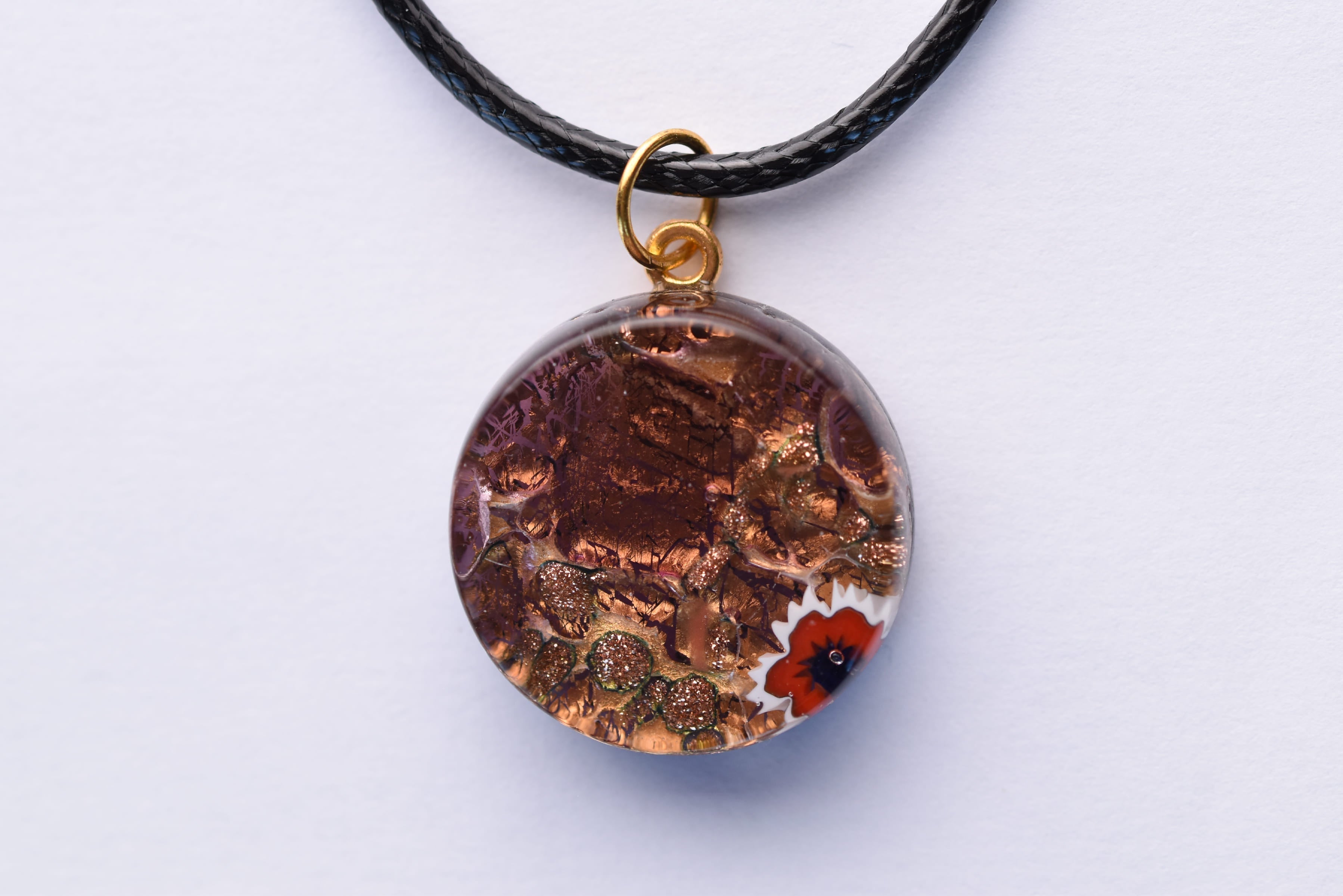 Kézzel készített muranoi üveg medál