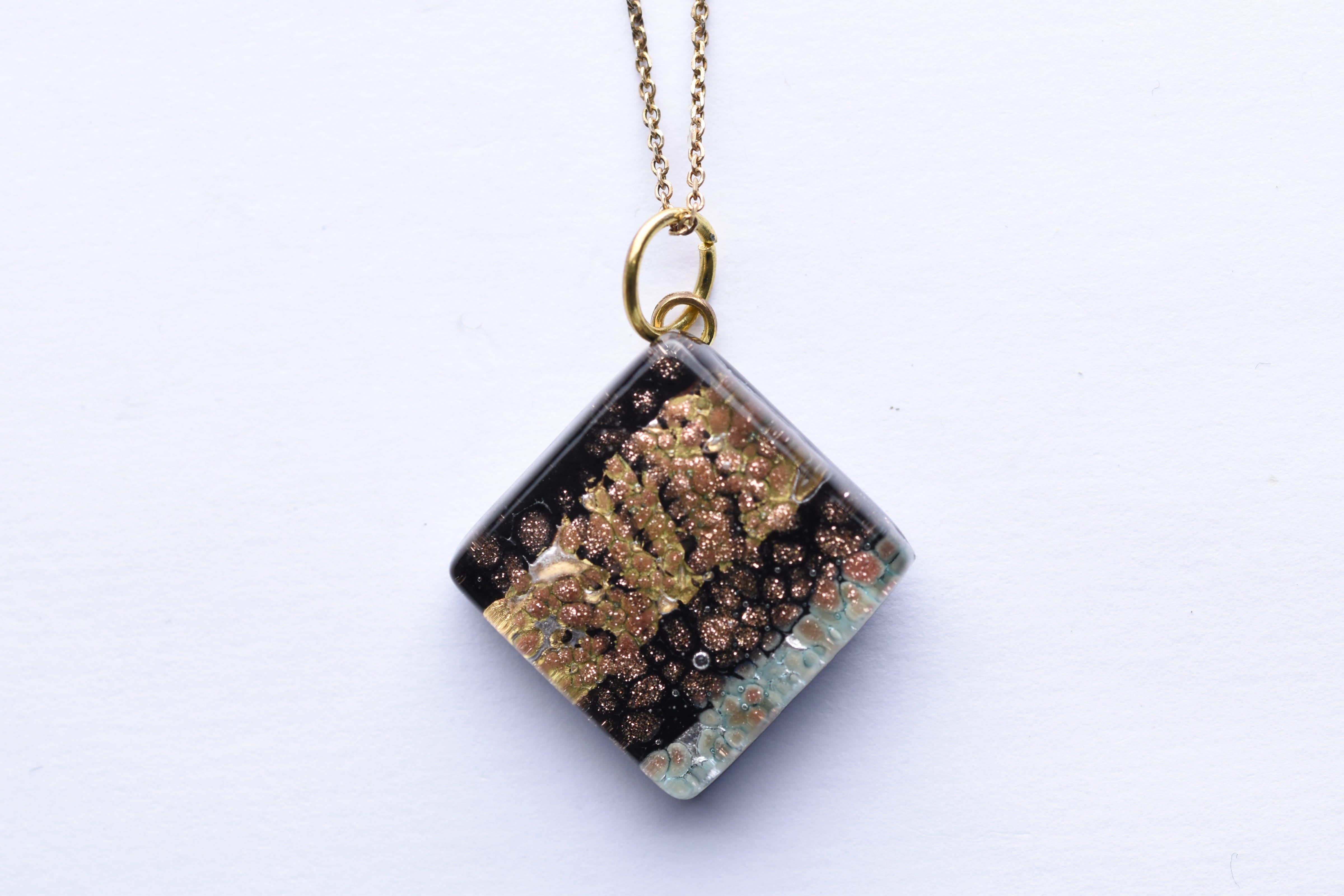 Kézzel készített muranoi üveg medál