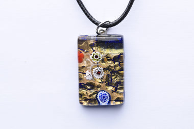 Kézzel készített muranoi üveg medál