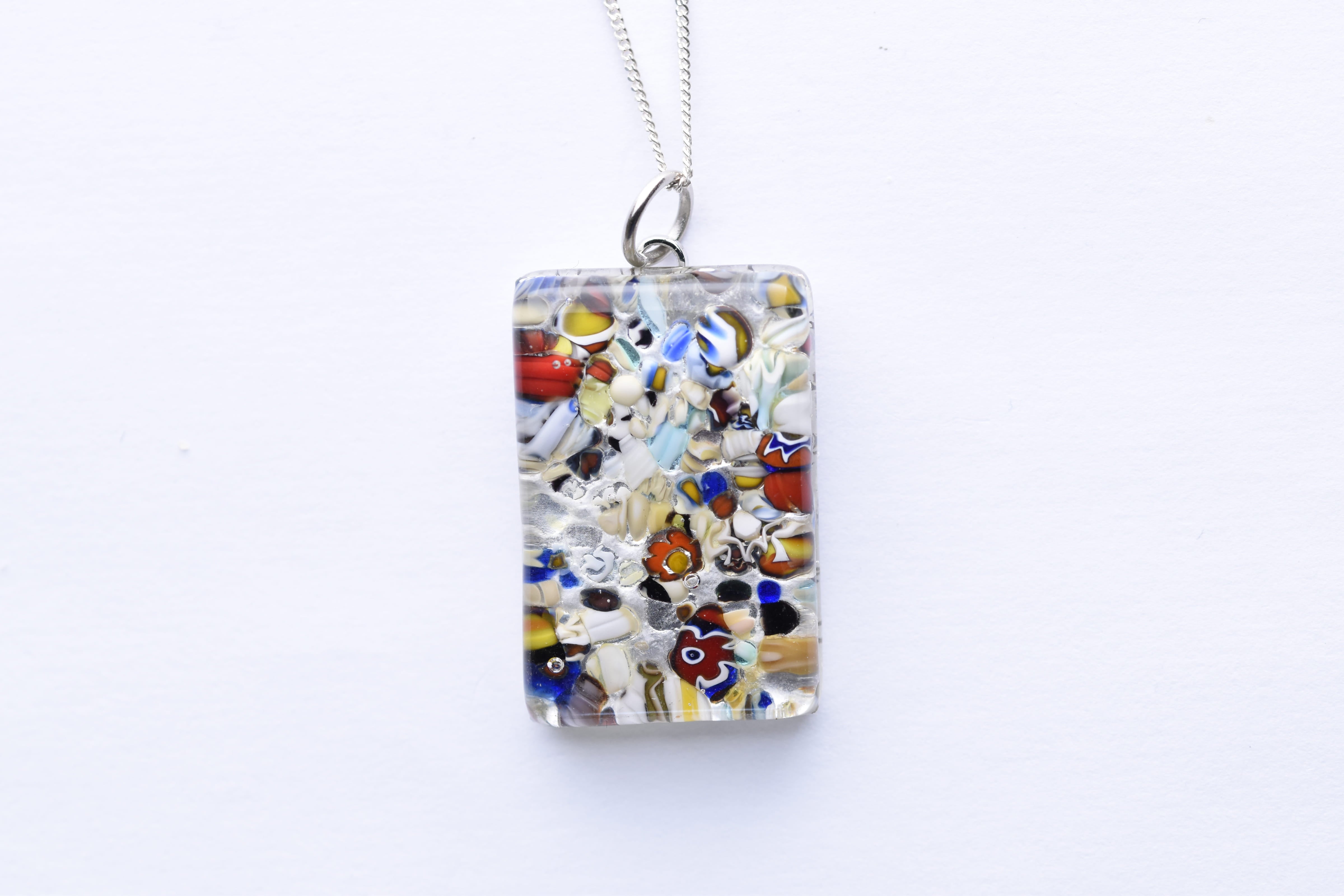Kézzel készített muranoi üveg medál