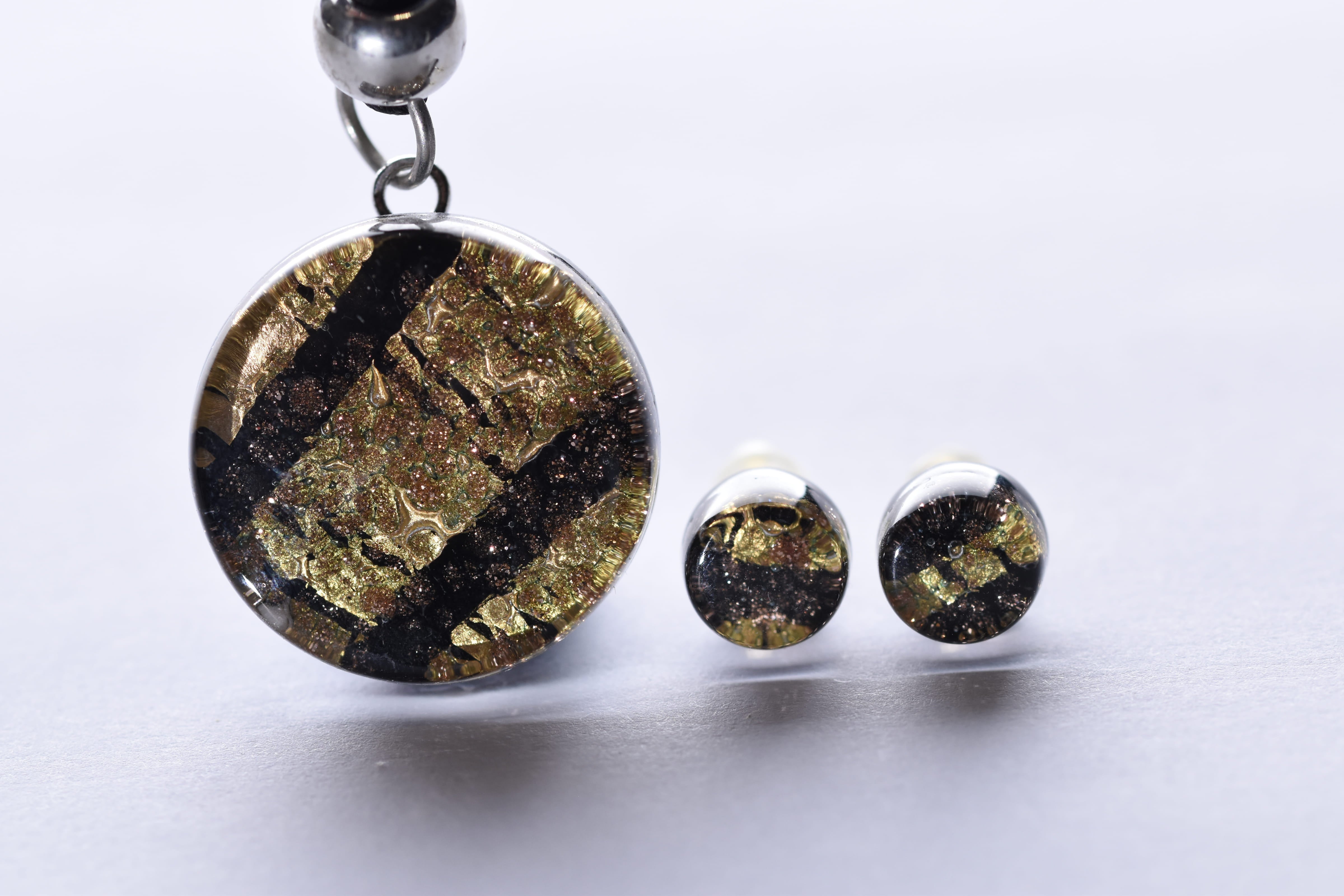 Kézzel készített muranoi üveg ékszer szett