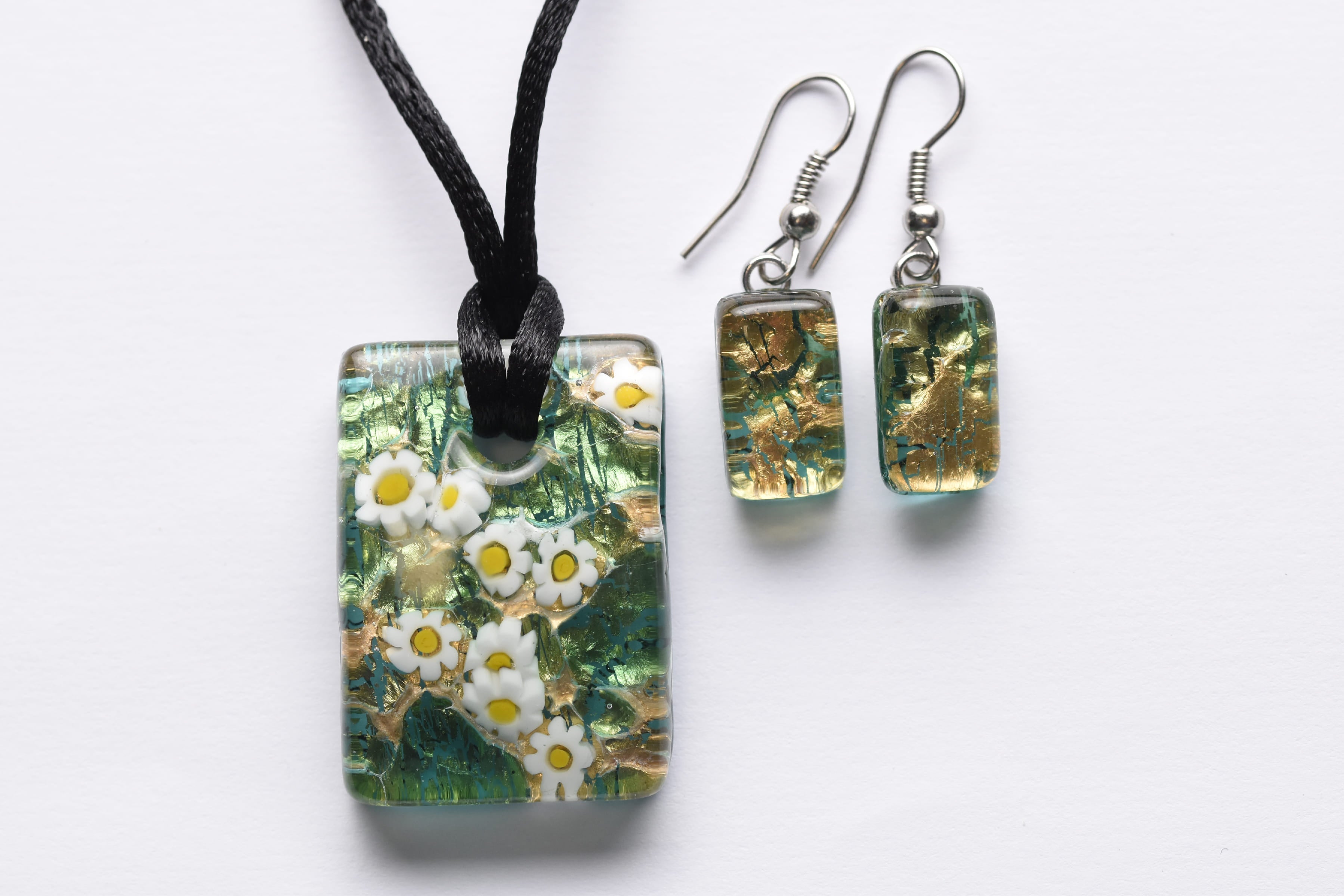 Muranoi üvegékszer szett