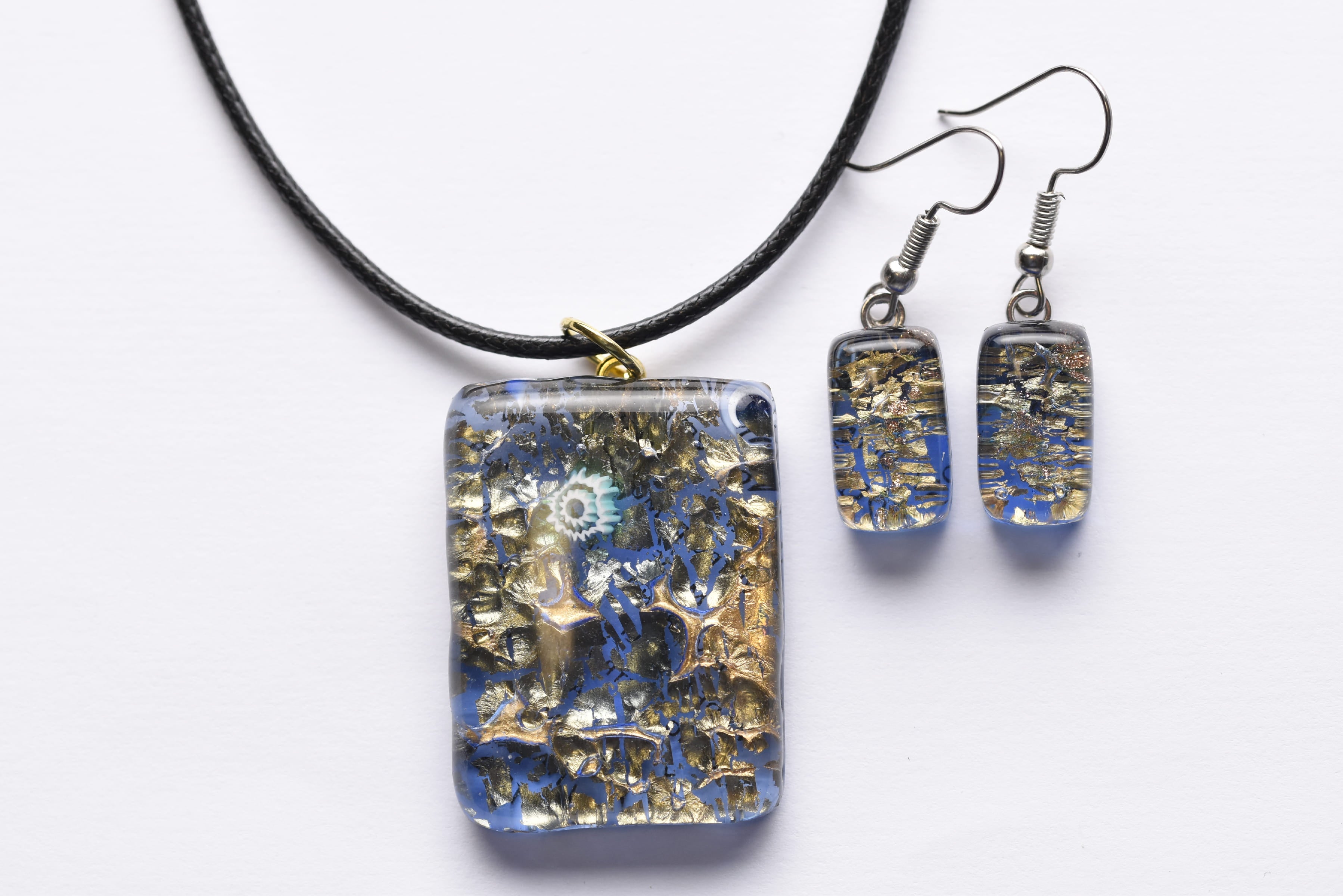 Muranoi üvegékszer szett