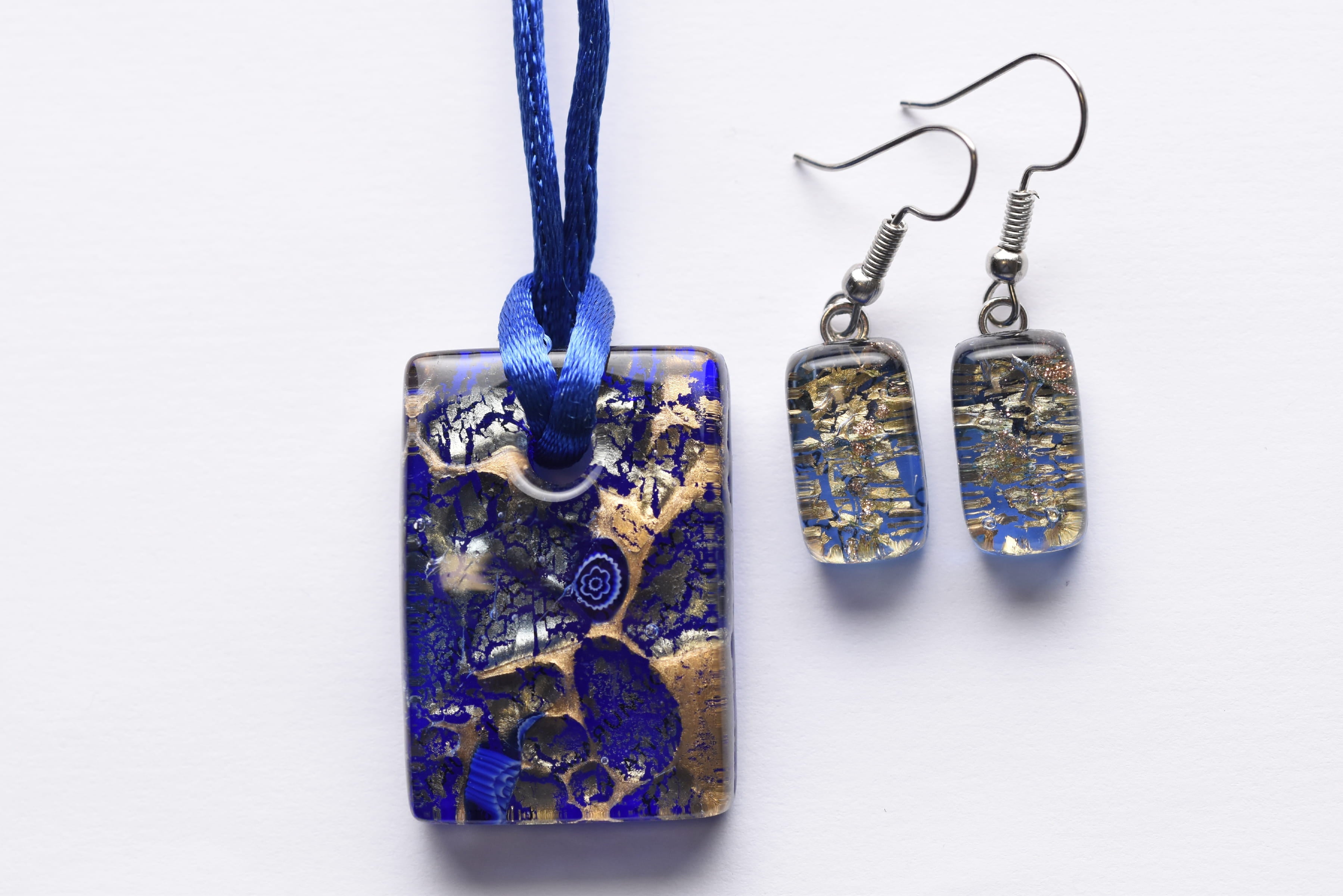 Muranoi üvegékszer szett