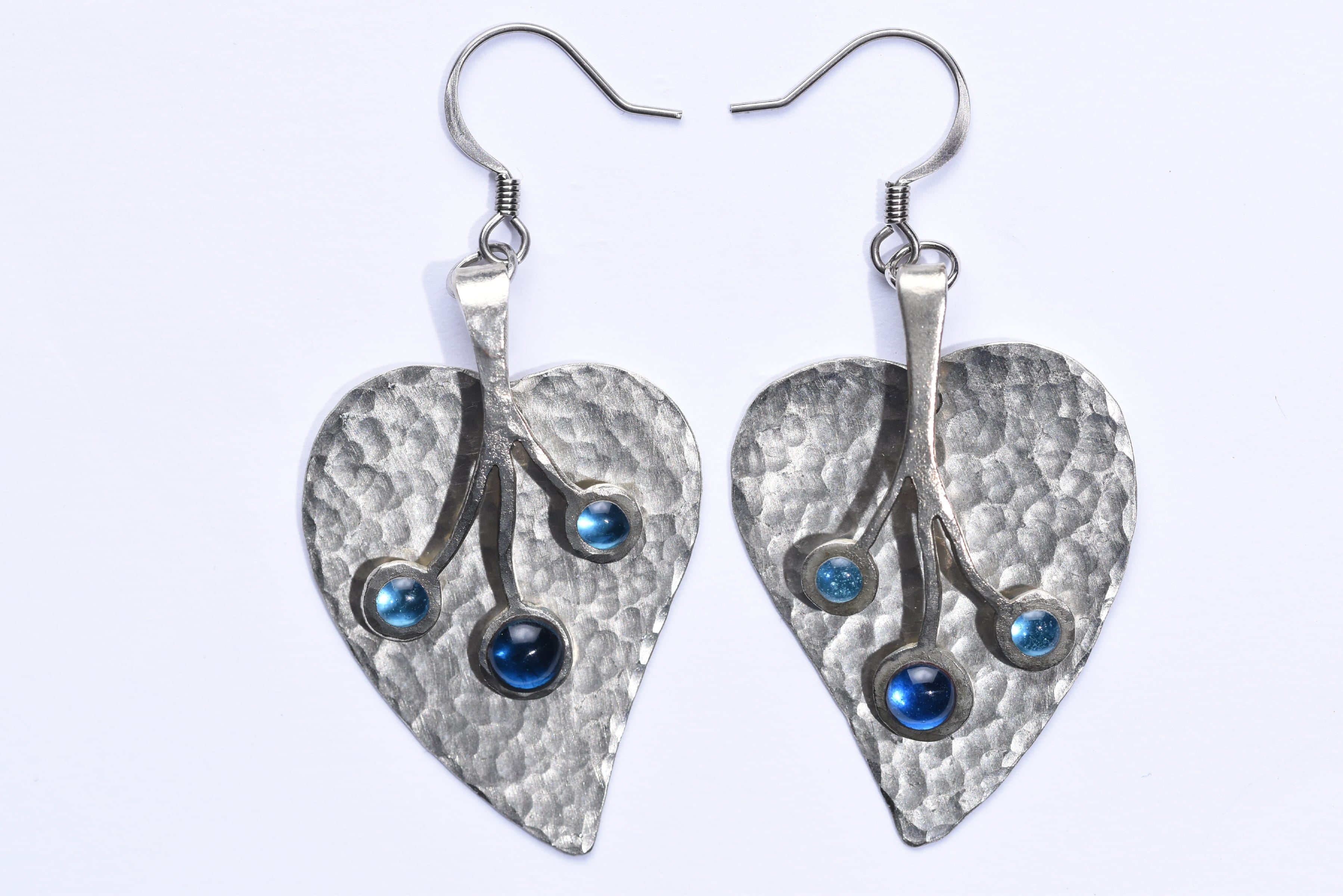 Iparművész tűzzománc fülbevaló