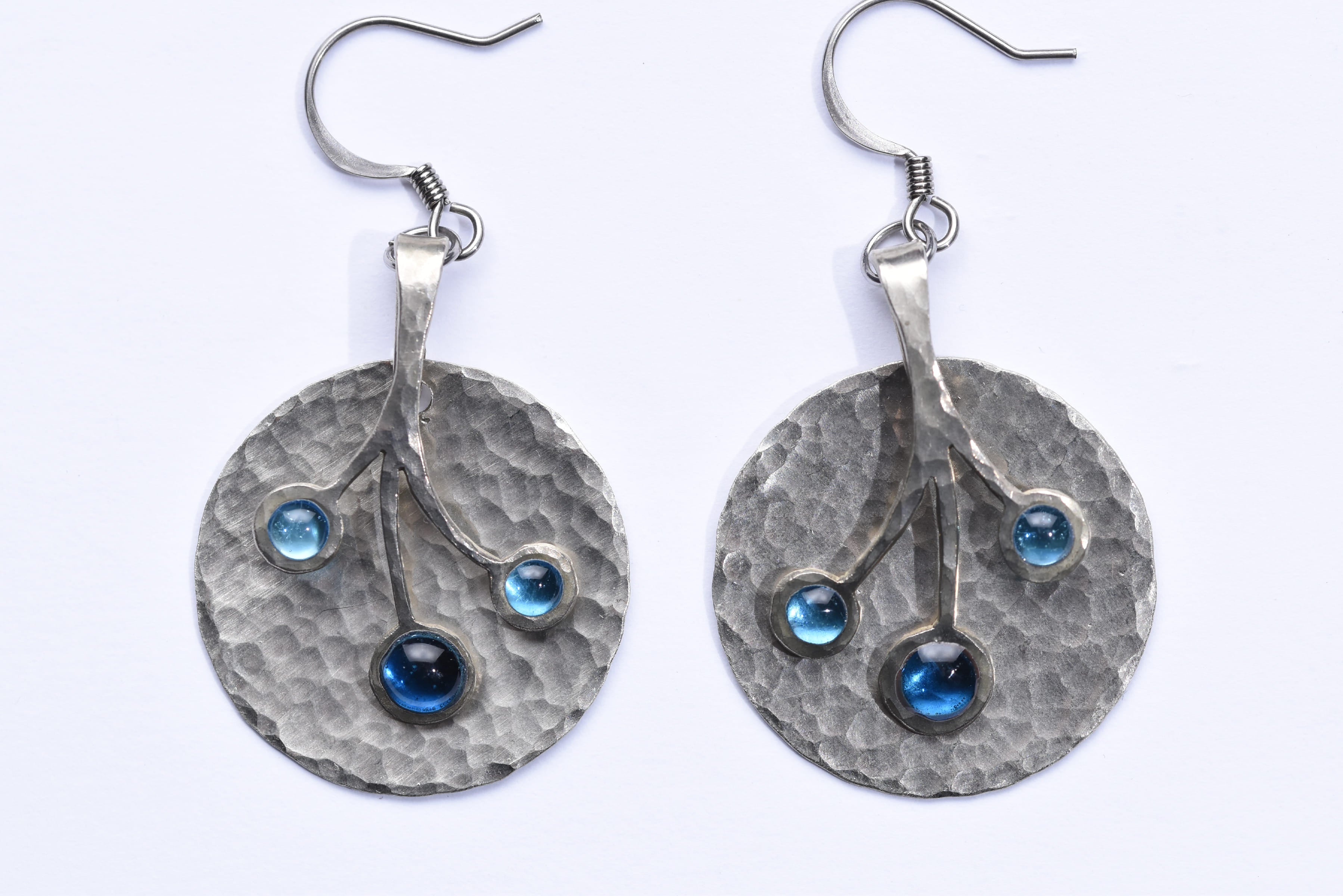 Iparművész tűzzománc fülbevaló