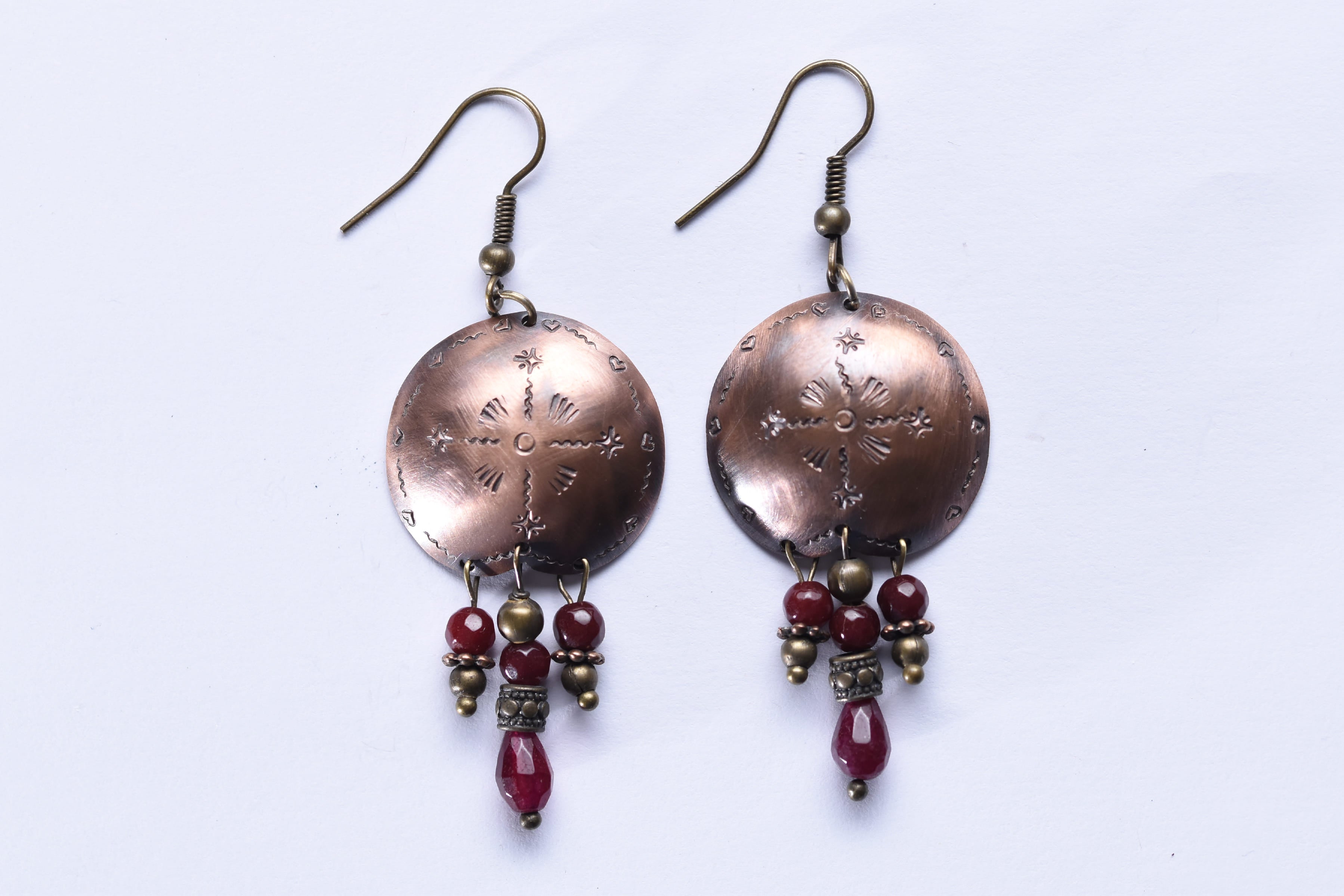 Iparművész tűzzománc fülbevaló