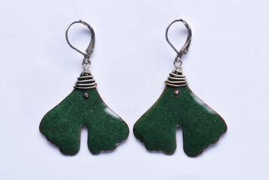 Iparművész tűzzománc fülbevaló