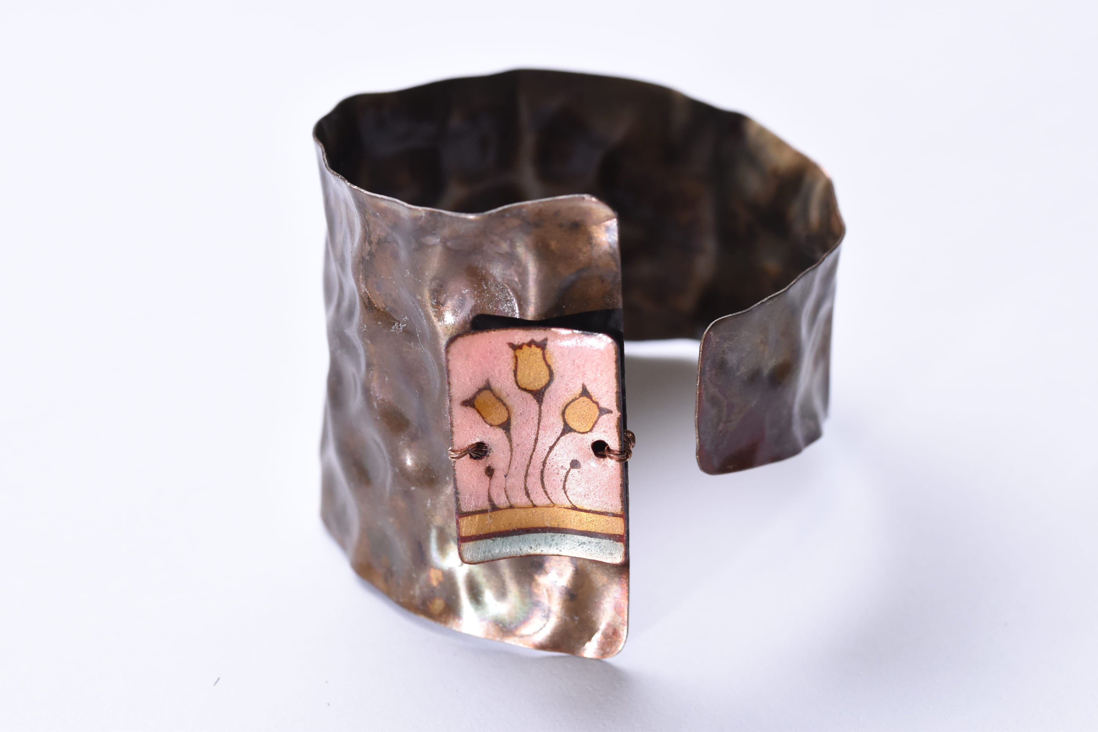 Iparművész tűzzománc karkötő