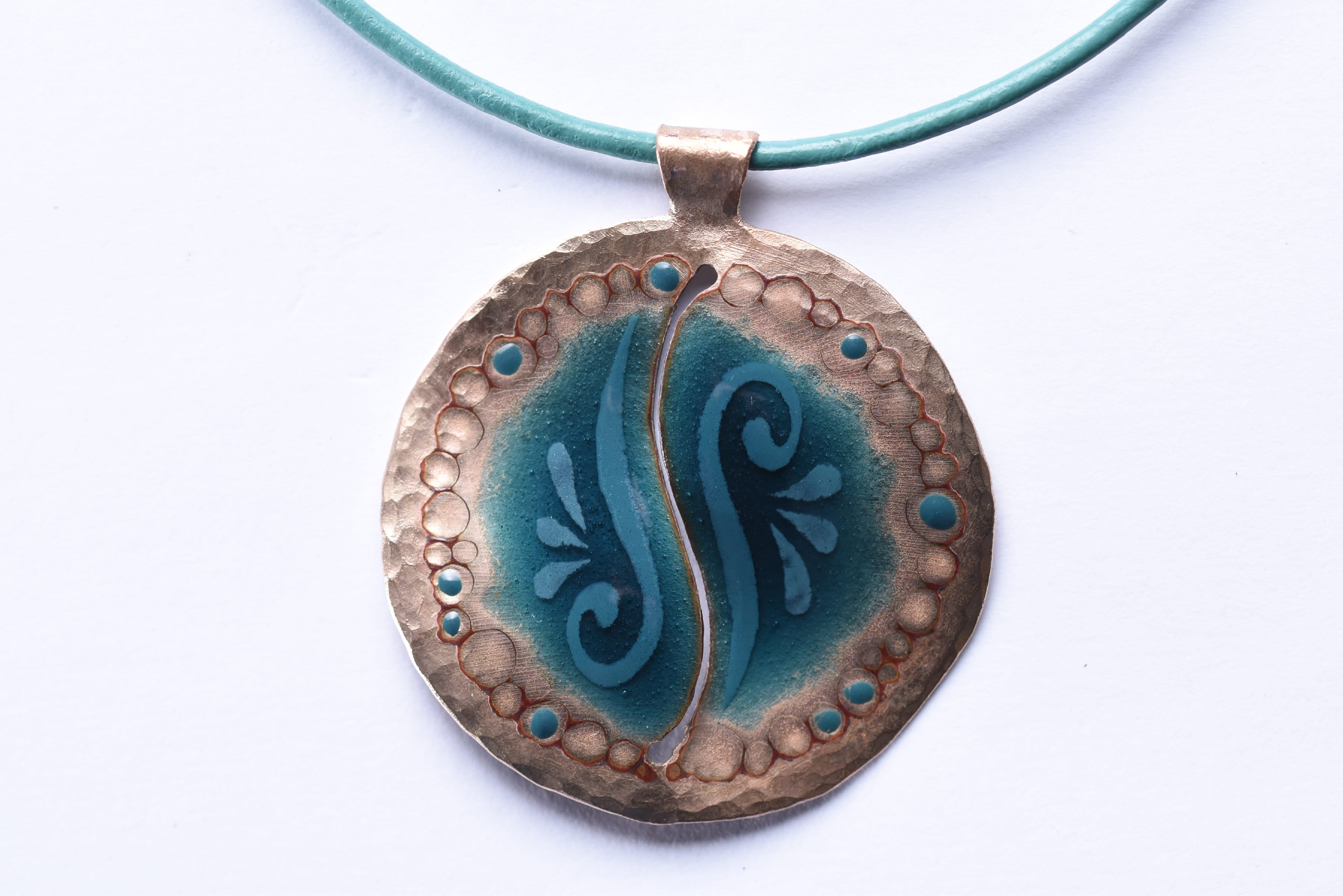 Iparművész tűzzománc medál