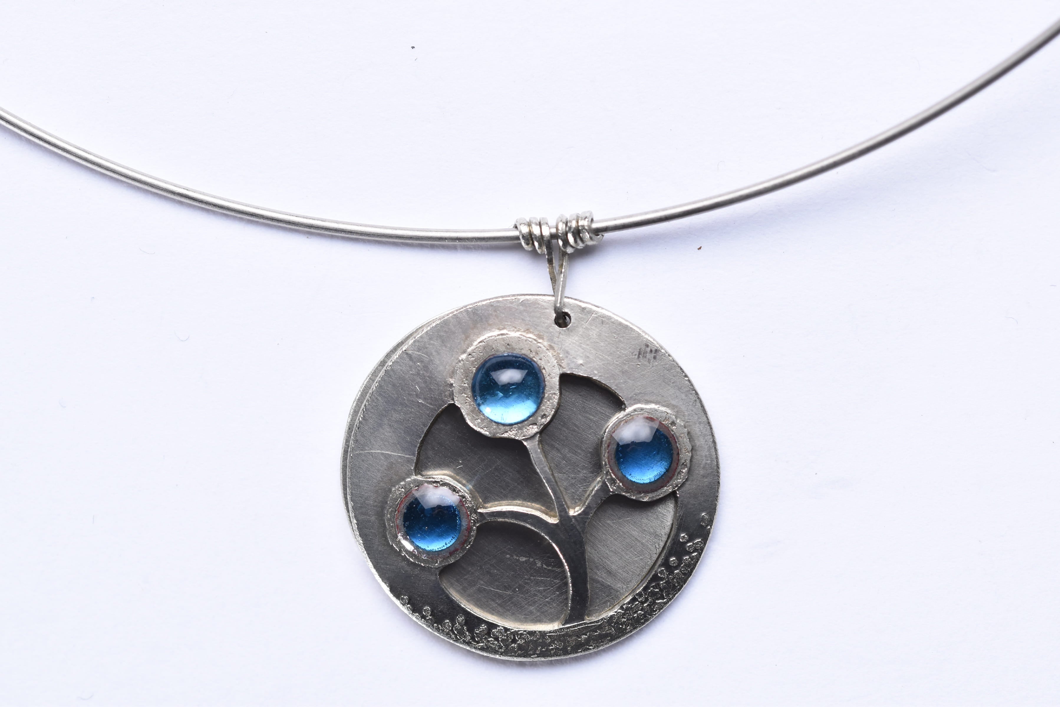 Iparművész tűzzománc nyaklánc