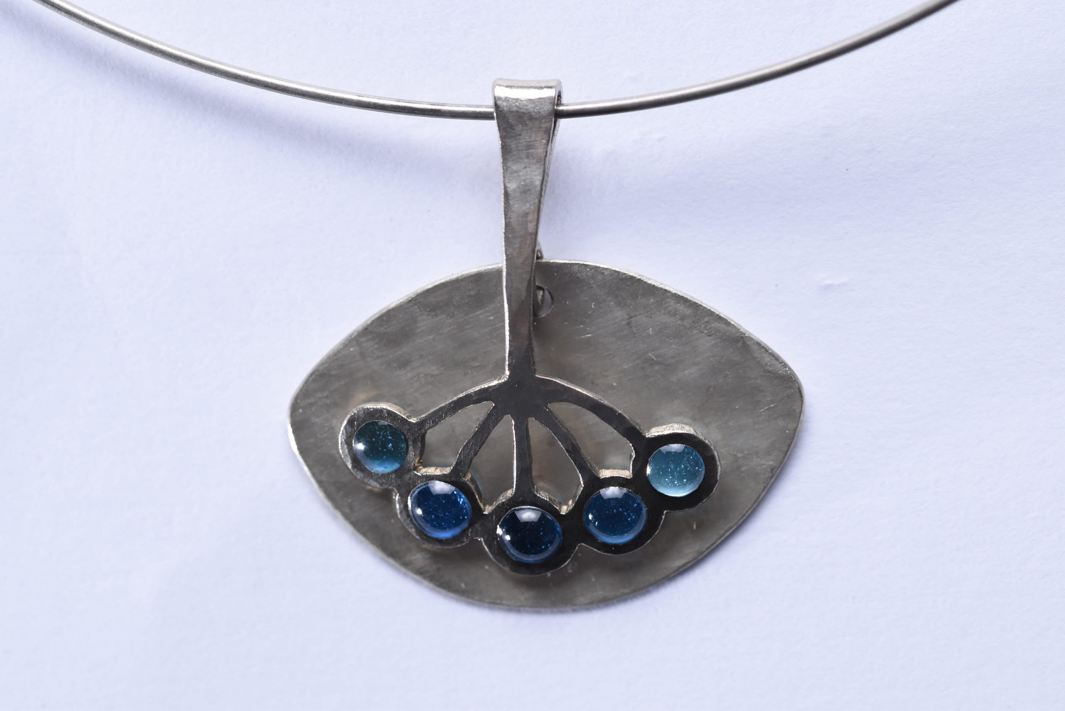 Iparművész tűzzománc nyaklánc