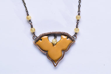 Iparművész tűzzománc nyaklánc