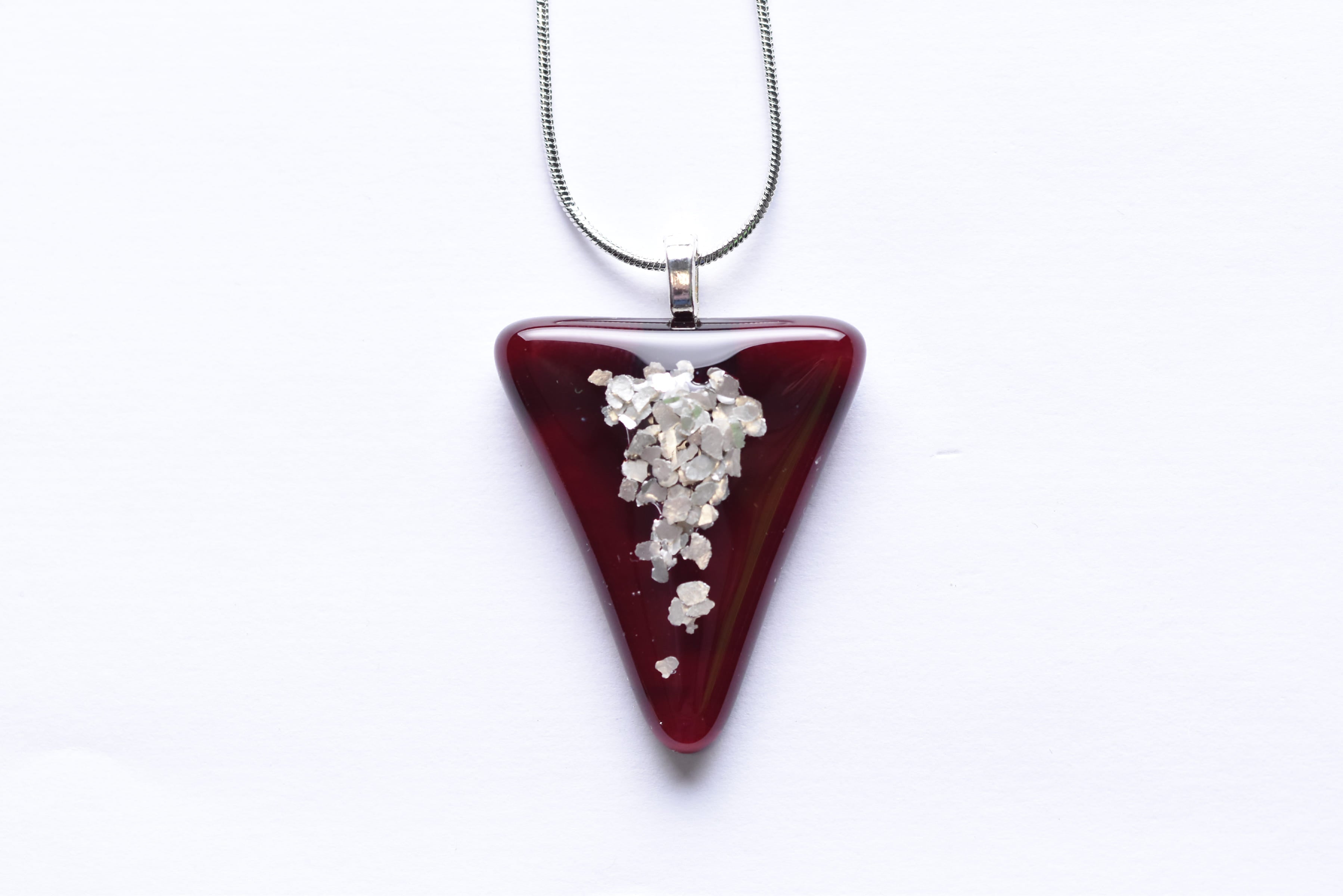 Kézzel készített üveg medál