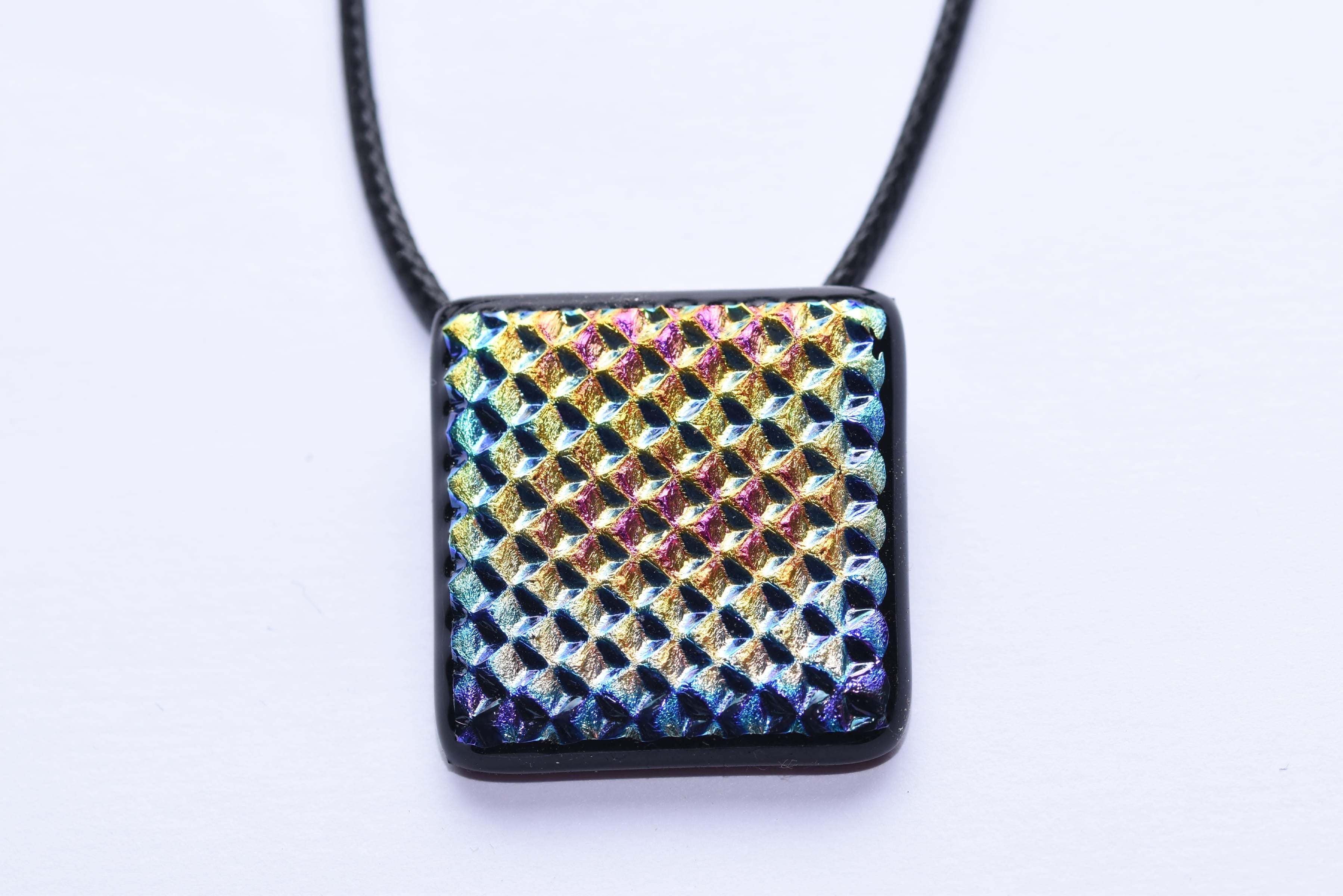 Kézzel készült üveg medál