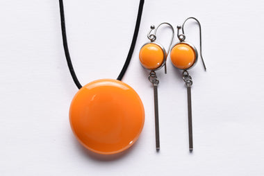 Kézzel készült üvegékszer szett